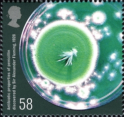 Medical Breakthroughs - Antibiotic properties of penicillin discovered by Sir Alexander Fleming 1928