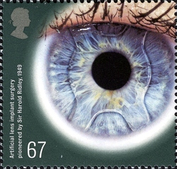 Medical Breakthroughs - Artificial lens implant surgery pioneered by Sir Harold Ridley 1949
