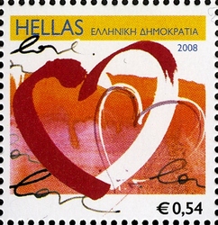 Personalised stamps - Heart