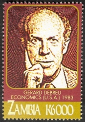 Nobel Prize winners - Gerard Debreu - Economics (USA) 1983