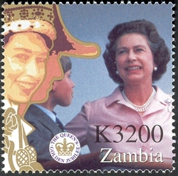 Golden Jubilee of H.M. Queen Elizabeth II - in pink