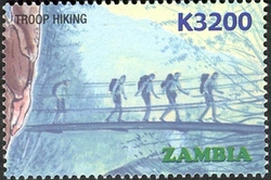 20th World Scout Jamboree - Thailand - Troop hiking