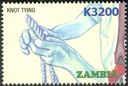 20th World Scout Jamboree - Thailand - Knot tying