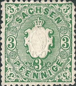 Stamp, Coat of arms, German States,  