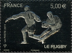 Rugby World Cup 2011 - Silver stamp