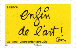 Stamp, Smiles, France,  