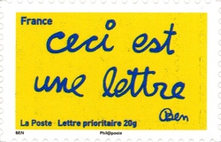 Stamp, Smiles, France,  