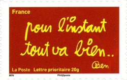 Stamp, Smiles, France,  