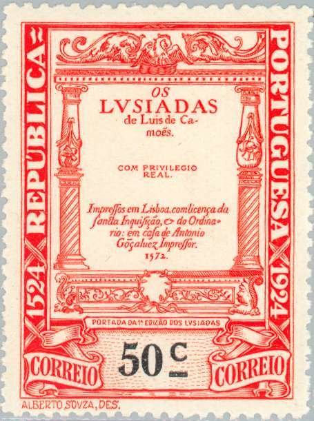 Front page of the 1st edition of «Os Lusíadas»