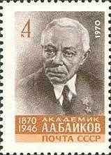 Birth Centenary of A.A.Baikov.