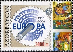 50th Anniversary of the first Europe stamp.