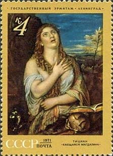 "Mary Magdalene confesses her Sins" 1560s, Titian (1477-1576