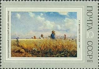 "Harvesters" 1887, G. G. Myasoedov (1834-1911)