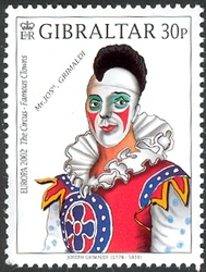 Europa 2002 - Circus - Famous clowns - Joseph Grimaldi