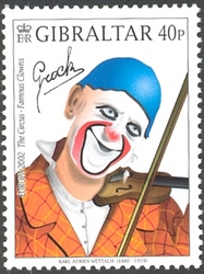 Europa 2002 - Circus - Famous clowns - Karl Adrien Wettach