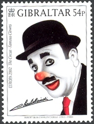 Europa 2002 - Circus - Famous clowns - Hubert Jean Charles Cairoli