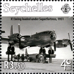 Space Exploration - X1 being loaded under Superfortress 1951