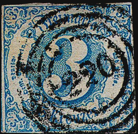 Numeral in circle