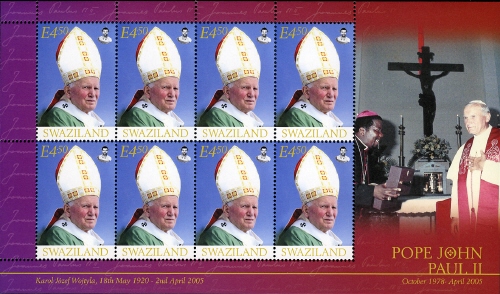 Mini Sheet, Souvenir Sheet, Swaziland,  