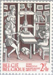 Stamp, History, Belgium,  , Printing presses