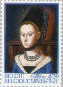 Stamp, History, Belgium,  , Paintings, Art