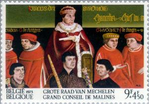 Stamp, History, Belgium,  , Paintings, Art