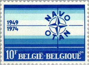 Stamp, N.A.T.O., Belgium,  , N.A.T.O., Anniversaries and Jubilees