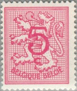 Stamp, Heraldic lion, Belgium,  , Heraldic Animals, Coats of Arms