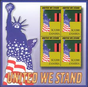 Mini Sheet, Souvenir Sheet, Zambia,  