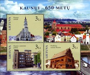 Mini Sheet, Souvenir Sheet, Lithuania,  