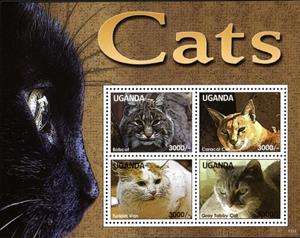 Mini Sheet, Souvenir Sheet, Uganda,  