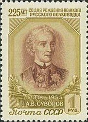 Alexander V. Suvorov (1730-1800), Russian army commander