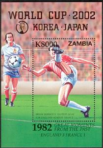 Mini Sheet, Souvenir Sheet, Zambia,  