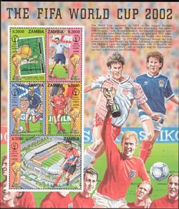 Mini Sheet, Souvenir Sheet, Zambia,  