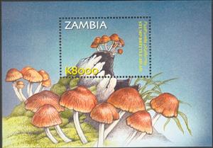Mini Sheet, Souvenir Sheet, Zambia,  