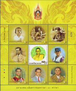 Mini Sheet, Souvenir Sheet, Thailand,  