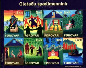 Mini Sheet, Souvenir Sheet, Faroe Islands,  