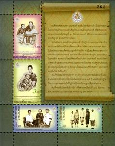 Mini Sheet, Souvenir Sheet, Thailand,  