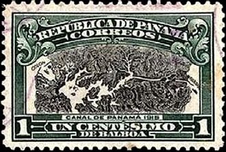 Map of Panama Canal
