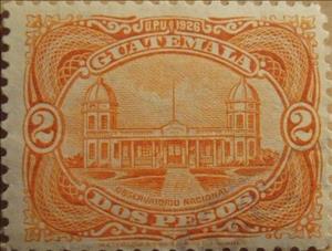 Stamp, National Observatory, Guatemala,  , Observatories