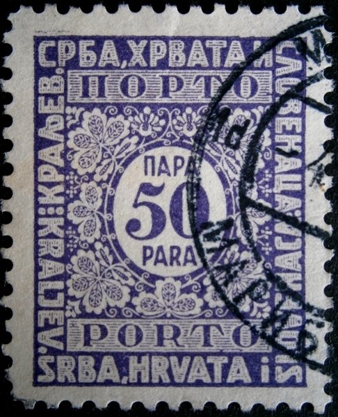 Postage due stamps