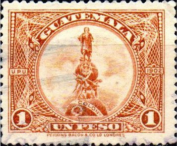Monument to Columbus re-engraved