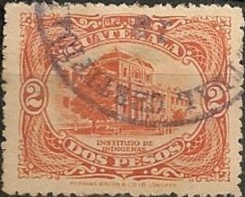 School for Indians re-engraved