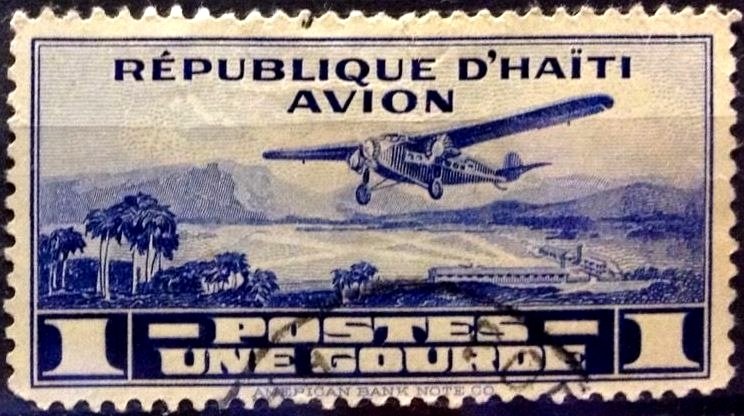 Plane over Port-au-Prince