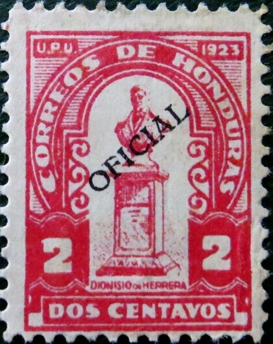 Dionisio de Herrera overprinted