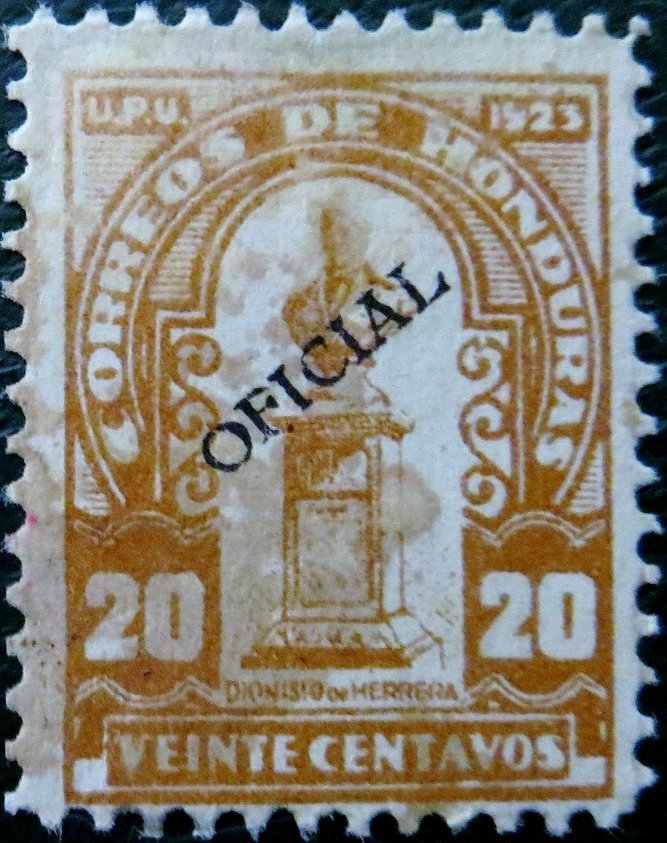 Dionisio de Herrera overprinted