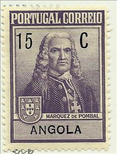 Stamp, Marquis of Pombal, Angola,  