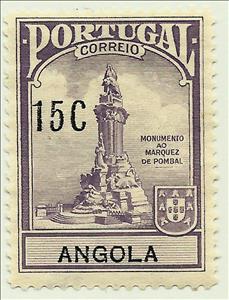 Stamp, Monument, Angola,  