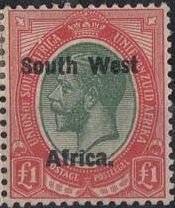 Stamp, King George, South-West Africa,  