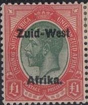 Stamp, King George, South-West Africa,  